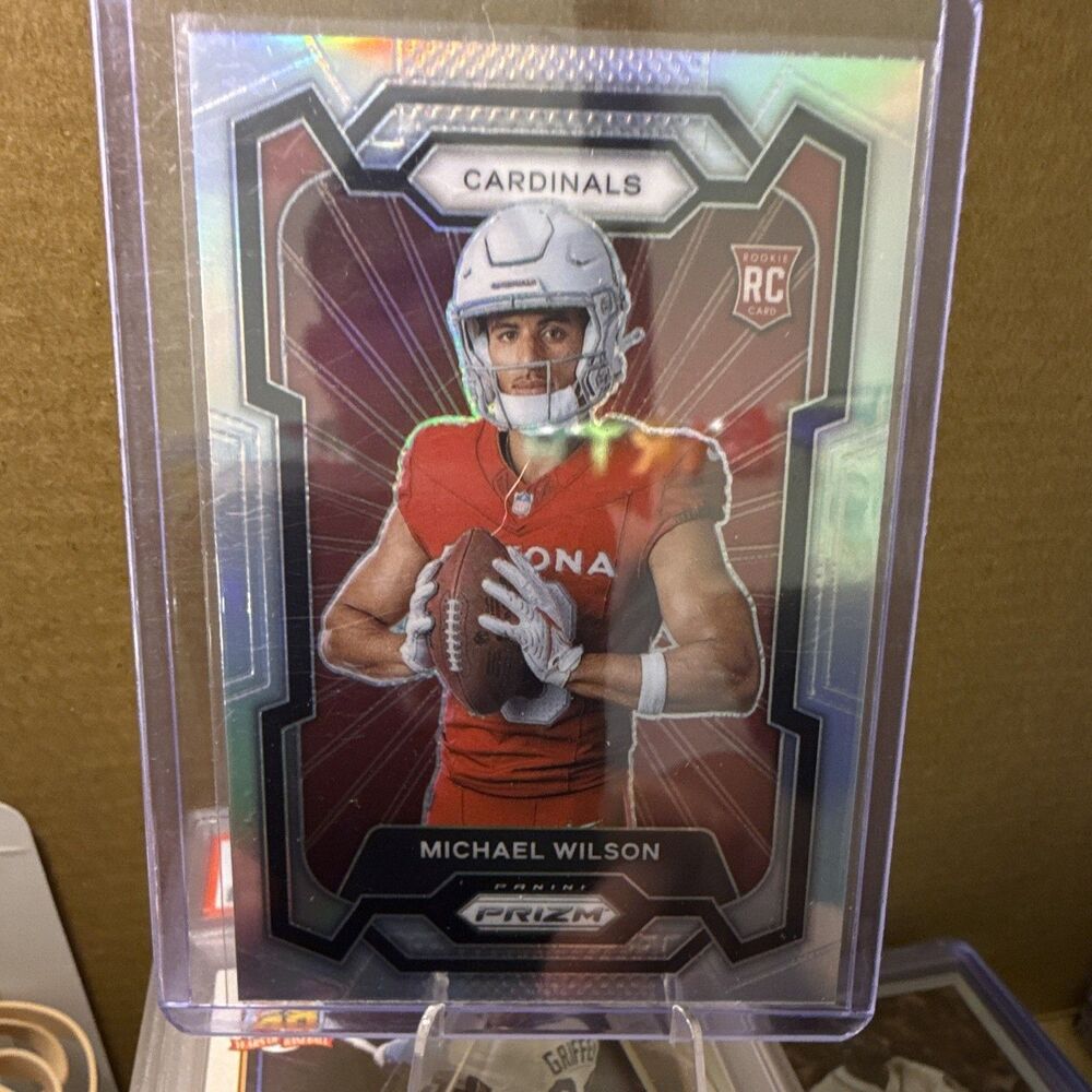 2023 Panini Prizm - Rookie Variation Michael Wilson #336 Silver Prizm (RC)